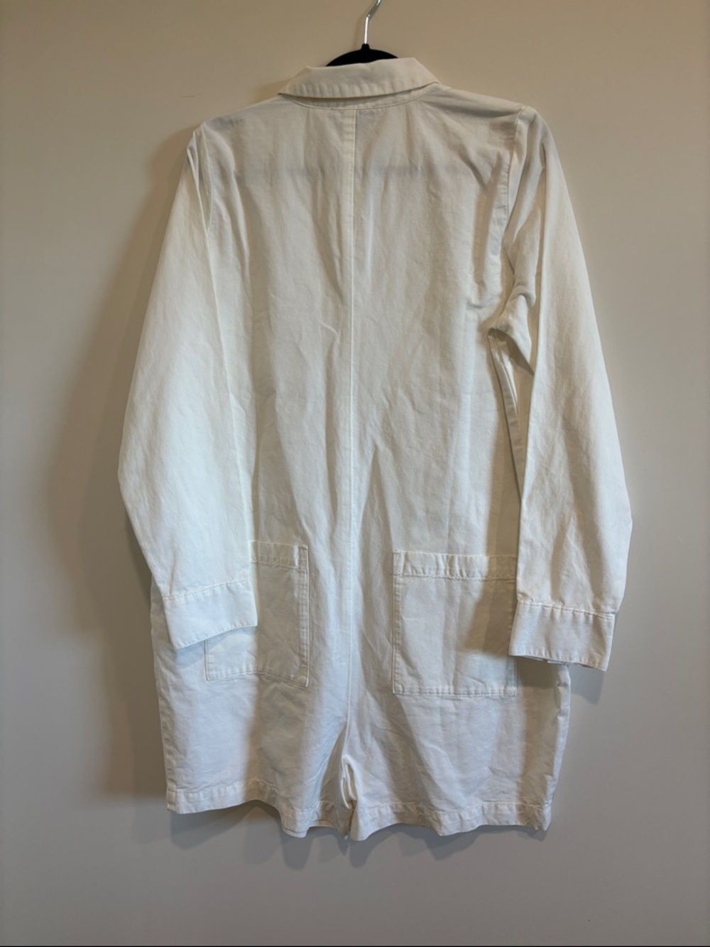 HATCH Collection Denim Utility Romper - Picture 3 of 3